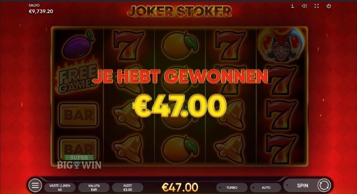 Joker Stoker Big Win