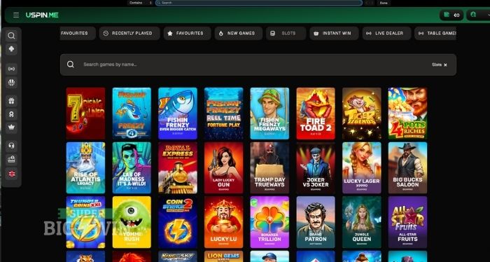 gokkasten bij uspin casino