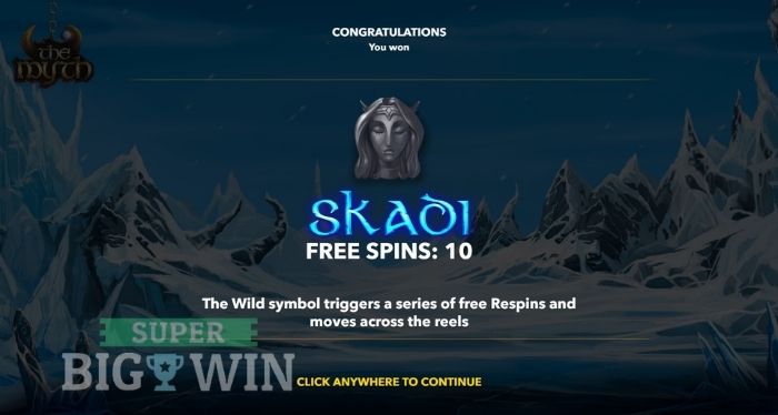 Skadi free spins The Myth
