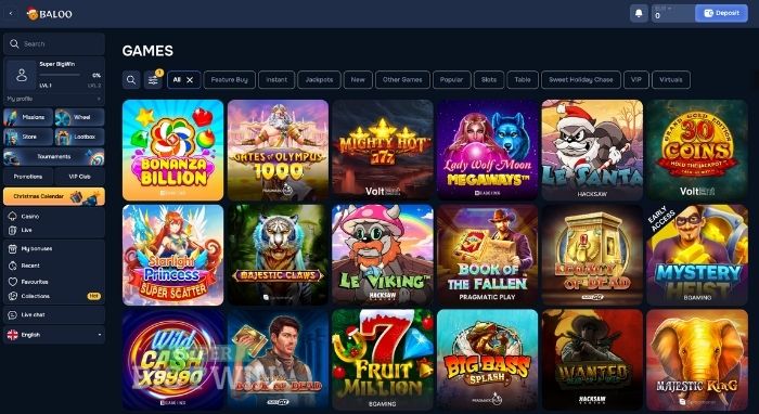 spelaanbod baloo.bet