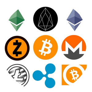 crypto logo's rond
