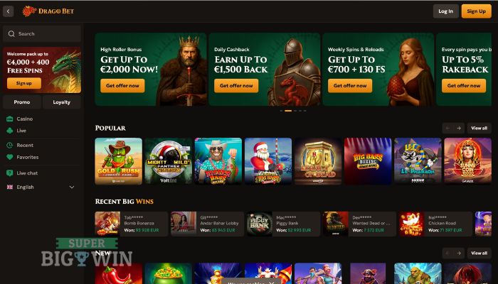 homepage van drago.bet casino