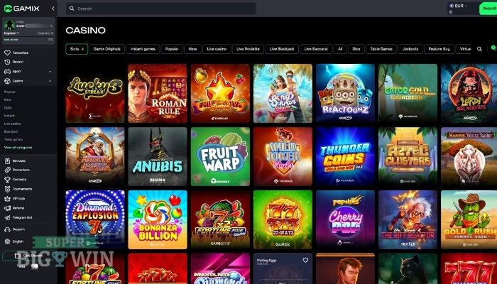 slots bij gamix casino
