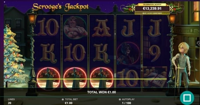 scrooges jackpot slot review
