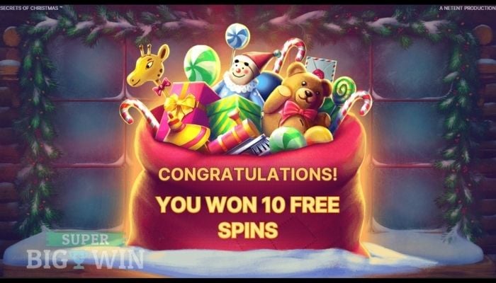 free spins in secrets of christmas