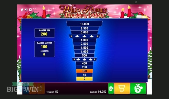 gamble ladder wild rubies christmas edition