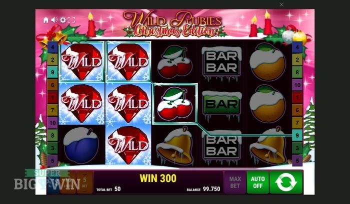 stacked wild in Wild Rubies Christmas edition