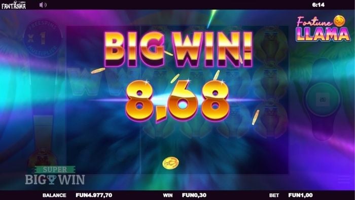 fortune llama big win
