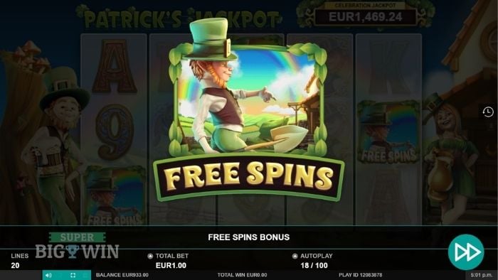 Free Spins Patrick's Jackpot