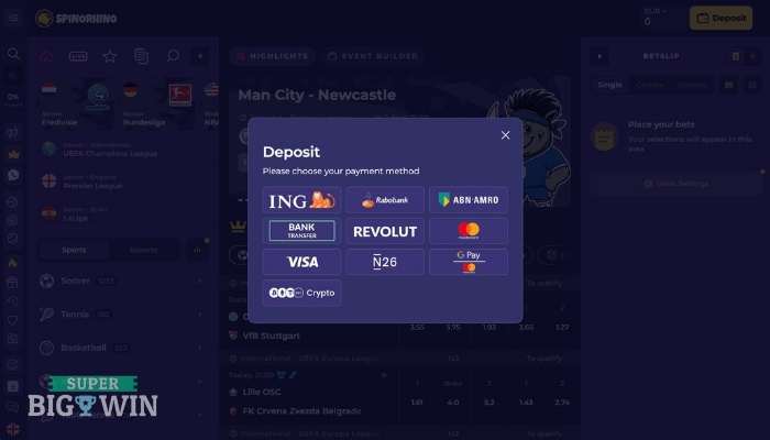 Spinorhino casino storting