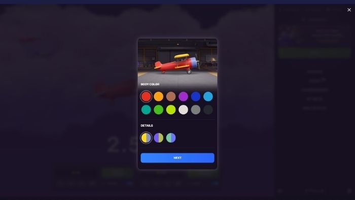 aviatrix vliegtuig aanpassen