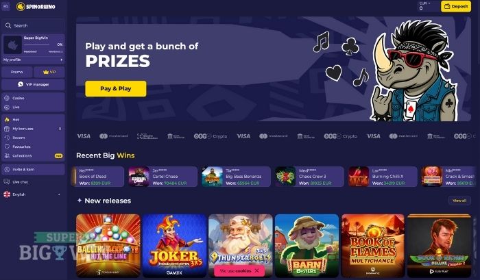 homepage van spinorhino