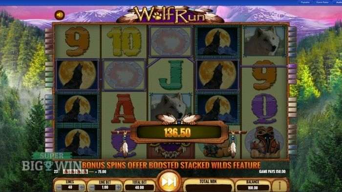 wolf run slot big win