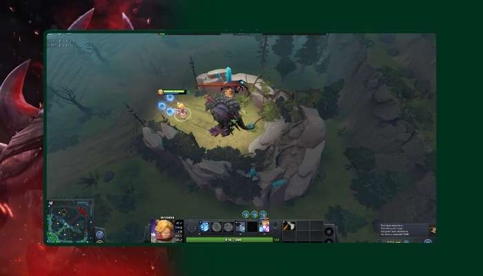 Dota pagina gameplay voorbeeld