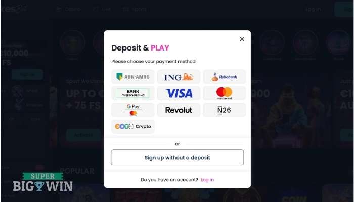 Likesbet deposit & play