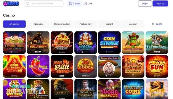 Zumobet casino spellen