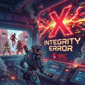 Apex Legends featured thumbnail met personage en vurige achtergrond bij nieuws over anti-cheat crashes