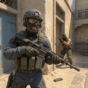 Counter-Strike 2 featured thumbnail met een CS2-soldaat in close-up, passend bij het artikel over ammo-tweaks