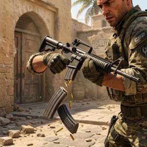 Counter-Strike 2 featured thumbnail over reload-update met gewapende operator in tactische setting