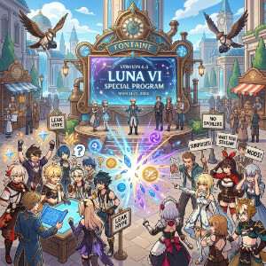 Genshin Impact featured thumbnail met een personage en verwijzing naar het Version 6.5 Special Program