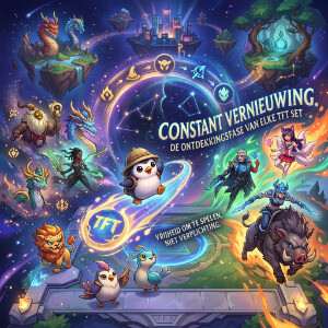 Teamfight Tactics featured thumbnail met TFT-karakter in paarse gloed bij artikel over spelers die afhaken