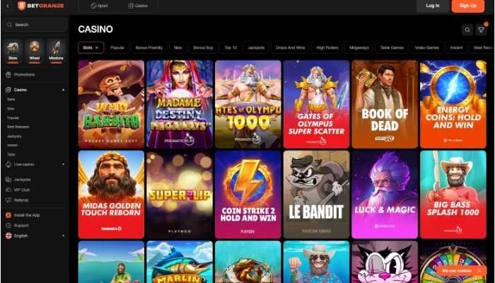 Betoranje casino spellen