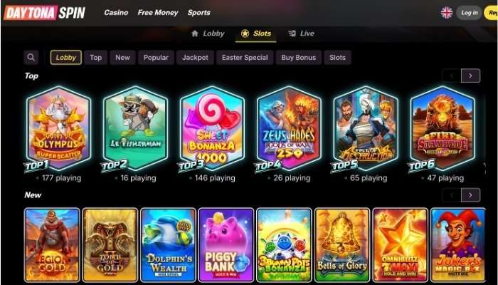 Daytona Spin casino spellen