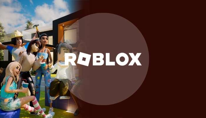 Roblox spel met logo