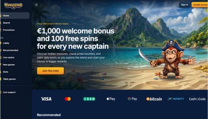Winner Island casino online