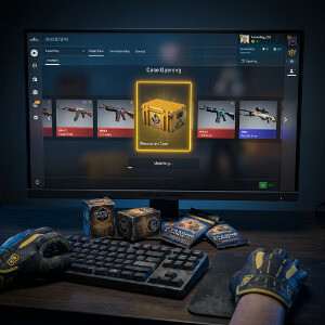 Featured thumbnail voor Counter-Strike 2 artikel over loot boxes, met een gewapende operator in de hoofdrol