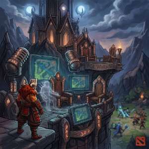 Dota 2 featured thumbnail over PGL Wallachia Season 8 met toernooilogo en donkere artwork