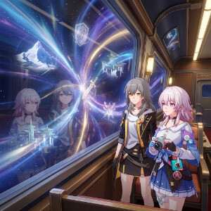 Featured thumbnail voor Honkai: Star Rail met een personage in sci-fi stijl, passend bij het existentialisme-thema