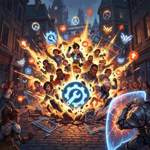 Overwatch featured thumbnail met een heldenportret, passend bij het nieuws over een late FPS-fix