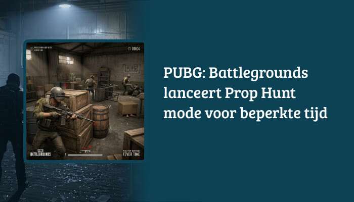 H1-banner voor het artikel "PUBG: Battlegrounds lanceert Prop Hunt mode voor beperkte tijd" met titeloverlay