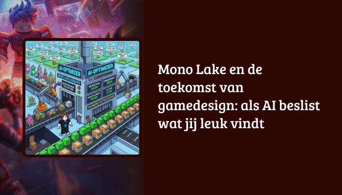 Wide Roblox H1 banner showing the Mono Lake article title over a lake-themed background