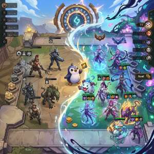 Teamfight Tactics featured thumbnail met TFT-champions, passend bij het thema afhaken tussen sets