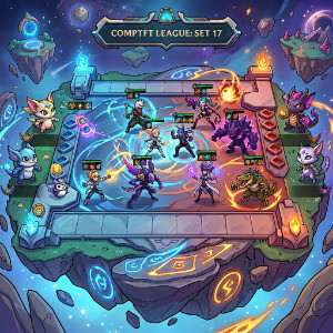 Featured thumbnail voor Teamfight Tactics over fan-made 4v4 leagues voor Set 17