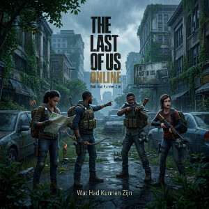 Featured thumbnail voor The Last of Us met Ellie in een post-apocalyptische setting
