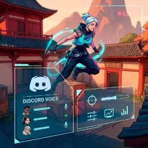 Valorant featured thumbnail met agent artwork bij Patch 12.07 over Discord-integratie en pc-instellingen