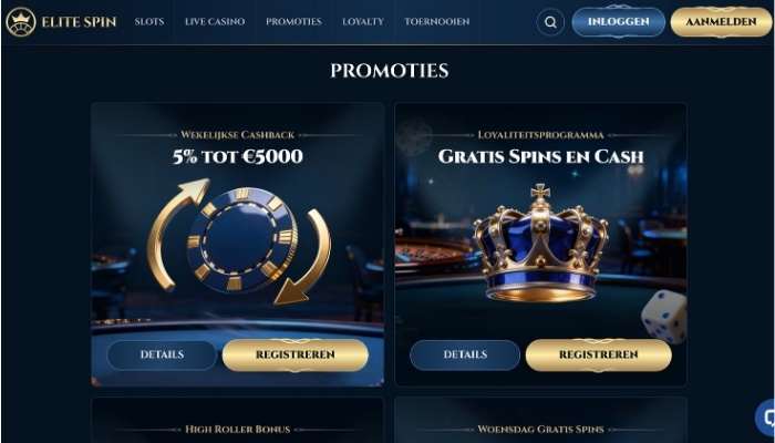 Elitespin casino bonussen
