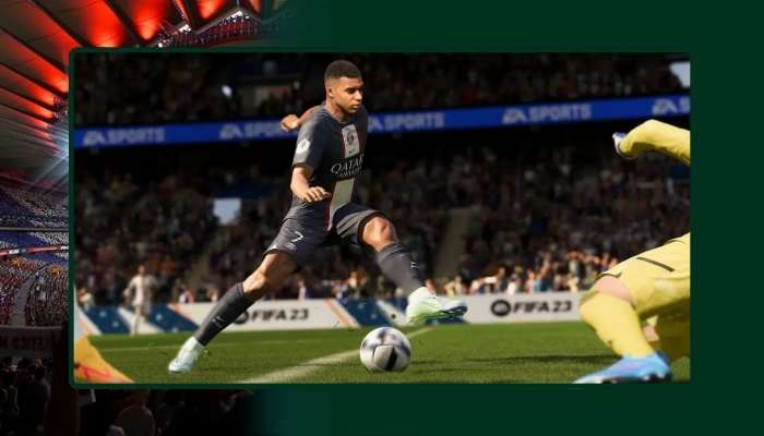 FIFA match - videogame