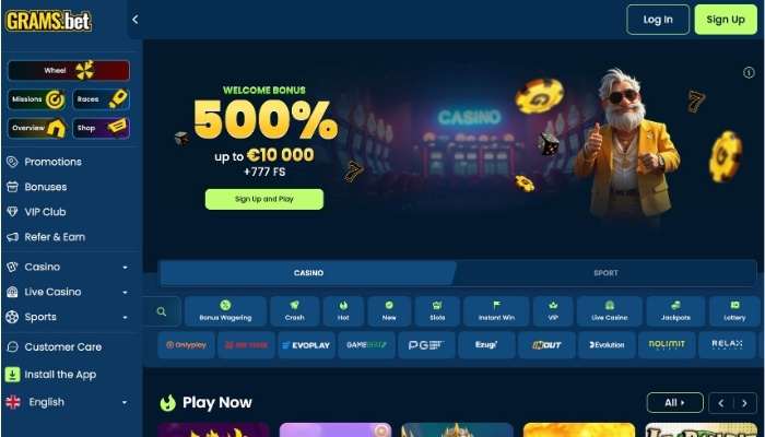 Grams.Bet casino online