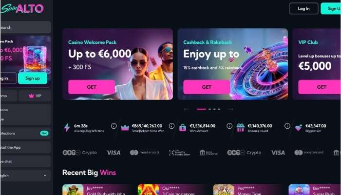 Spinalto casino online