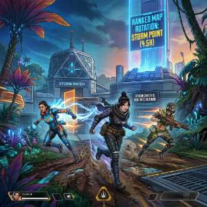 Apex Legends featured thumbnail met een Legend en Season 29 ranked hotfixes als onderwerp