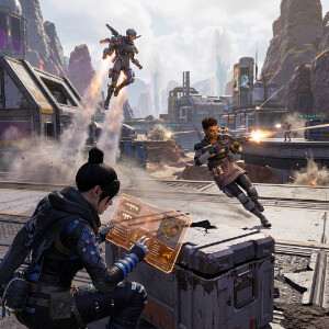 Apex Legends featured thumbnail met squad in futuristische arena, passend bij artikel over stilte als communicatie