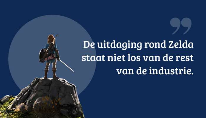 Quote-banner bij het artikel over Breath of the Wild met de pull quote over de industrie