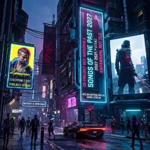 Cyberpunk 2077 featured thumbnail with a character portrait for the article about The Witcher 3 expansion in 2027