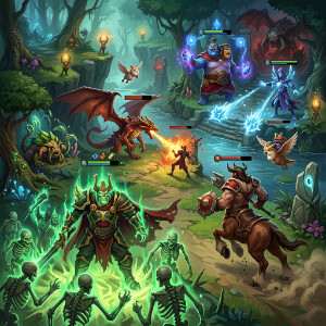 Dota 2 featured thumbnail bij de beginnersgids, met een hero-portret in donkere fantasy-stijl