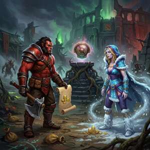 Dota 2 featured thumbnail met een heldenportret en sfeerbeeld bij het artikel over een gelekt salaris
