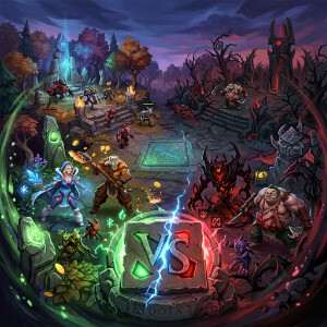 Dota 2 featured thumbnail met personage-art, bij artikel over TikTok en de eeuwige MOBA-ruzie